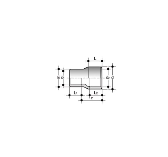 RIDUZIONE PVC RIV 25x20x16